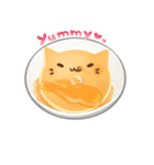 パンケーキにゃんこ（個別スタンプ：19）