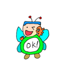 太目の妖精（個別スタンプ：6）