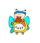 太目の妖精（個別スタンプ：34）