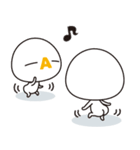 ざっくぅ♪シンプル＆おもしろ（個別スタンプ：6）