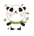 元気でかわいいパンダのバオベイ（個別スタンプ：1）