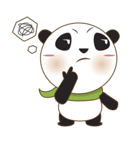 元気でかわいいパンダのバオベイ（個別スタンプ：2）