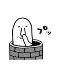 仄暗い穴の中から…（個別スタンプ：23）