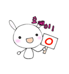うさぴの一言～ハングルver.～（個別スタンプ：7）