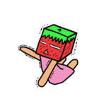 キューブいちご（個別スタンプ：7）