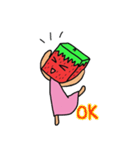 キューブいちご（個別スタンプ：9）