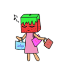 キューブいちご（個別スタンプ：37）