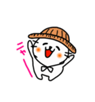 笑う猫とヒヨコ（個別スタンプ：12）