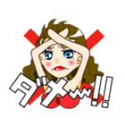 アネゴ・ザ・バブルの2コマスタンプ[初級]（個別スタンプ：4）