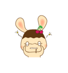 プリンうさぎ（個別スタンプ：9）