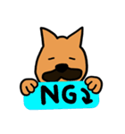 雑種犬のぽっぷな日常（個別スタンプ：14）