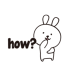 えいごうさぎ（個別スタンプ：14）