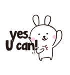 えいごうさぎ（個別スタンプ：35）