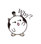 侍キャット 英語版（個別スタンプ：23）