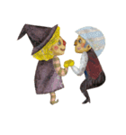魔女バーバラとダニエルの日々（個別スタンプ：21）