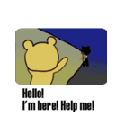 The bear Marked for Death -English-（個別スタンプ：22）