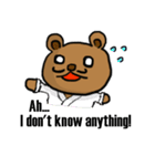 The bear Marked for Death -English-（個別スタンプ：26）