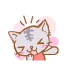 ワンピを着た猫（個別スタンプ：22）