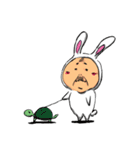 着ぐるみおじさん（第二弾）【うさぎ編】（個別スタンプ：1）