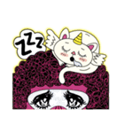 アフロの巣の上で（個別スタンプ：38）
