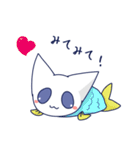 シロネコももにゃん（個別スタンプ：27）