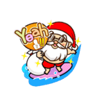 うちわde...クリスマス＆お正月（個別スタンプ：8）