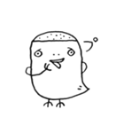 ハゲのトリ（個別スタンプ：3）
