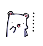 しろぎんα -しろクマとペンぎんの日常-（個別スタンプ：38）