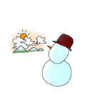 Live with snowman（個別スタンプ：35）