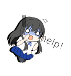 ひたすら女の子スタンプ（個別スタンプ：1）