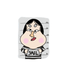 福笑い少女あさみ（個別スタンプ：24）