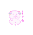 四角い動物たち（個別スタンプ：20）