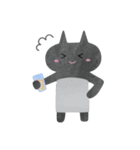 水彩にゃんこ（個別スタンプ：10）