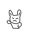 やけくそうさぎ（個別スタンプ：9）