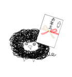 黒い羊と白い羊（個別スタンプ：7）