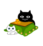 黒猫のクロネコさん（個別スタンプ：40）