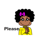 Afro-Zoe（個別スタンプ：25）