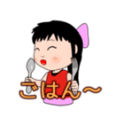 のんちゃん ポニーテール（文字あり）（個別スタンプ：32）