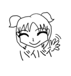 下手なかわいい女の子（個別スタンプ：16）