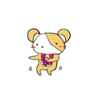ほっこりハムピ（個別スタンプ：1）