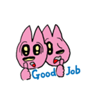 ふたごの 忍者ネコ（個別スタンプ：37）