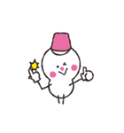 ハッピー雪ダルマ（個別スタンプ：16）
