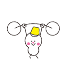 ハッピー雪ダルマ（個別スタンプ：35）