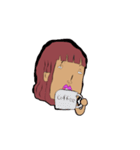 クレイジーガール（個別スタンプ：9）