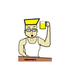 アクティブ兄さん  パート1 （日本語版）（個別スタンプ：5）