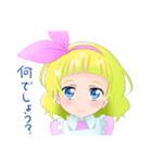 女の子スタンプ アリシアちゃん（個別スタンプ：5）