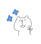 ゆるいしろねこスタンプ（個別スタンプ：33）