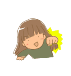 女の子の楽しいスタンプ（個別スタンプ：10）