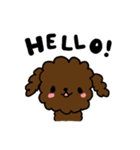 【ふわもこわんこ】（個別スタンプ：1）