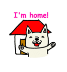 ブサカワ犬のメッセージスタンプ(英語版)（個別スタンプ：7）